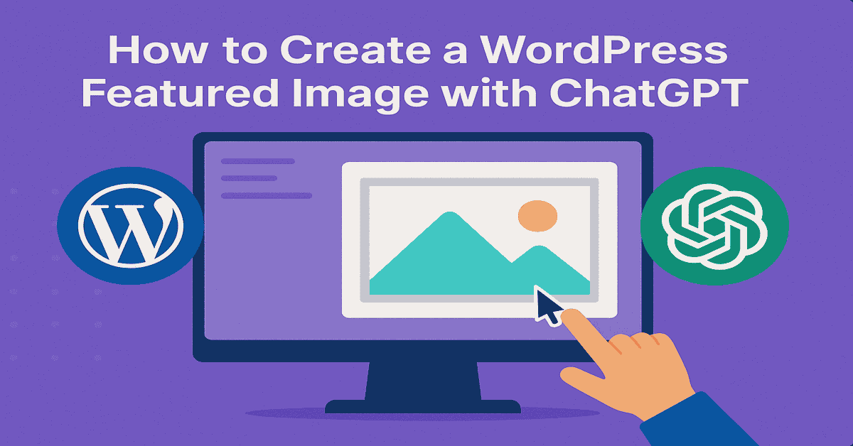 How to create wordpress featured image with chatgpt